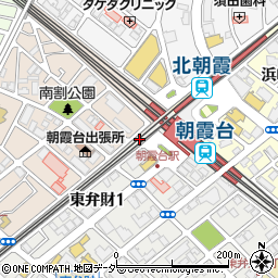 東武ストアフレッシュ＆クイック朝霞台店周辺の地図