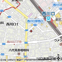 松のや 西川口店周辺の地図