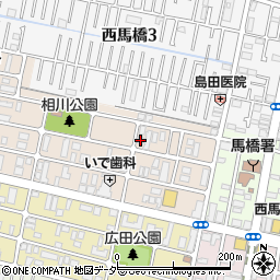 千葉県松戸市西馬橋相川町86周辺の地図