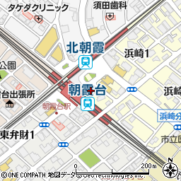 かつや 埼玉朝霞台店周辺の地図