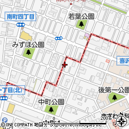 埼玉県戸田市中町1丁目4-17周辺の地図