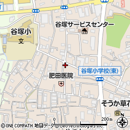 埼玉県草加市谷塚町1237周辺の地図