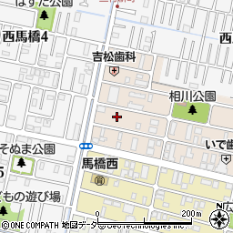 千葉県松戸市西馬橋相川町166周辺の地図