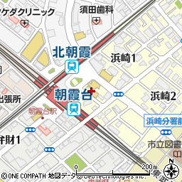 ミライザカ　朝霞台駅前店周辺の地図