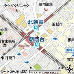 北朝霞駅周辺の地図
