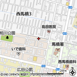 千葉県松戸市西馬橋相川町94周辺の地図