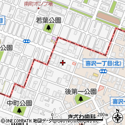 埼玉県戸田市中町1丁目2周辺の地図