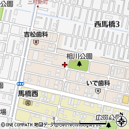 千葉県松戸市西馬橋相川町172周辺の地図