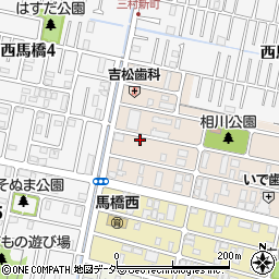 千葉県松戸市西馬橋相川町166-2周辺の地図