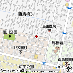 千葉県松戸市西馬橋相川町100周辺の地図
