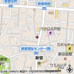 個別指導キャンパス　戸田新曽校周辺の地図