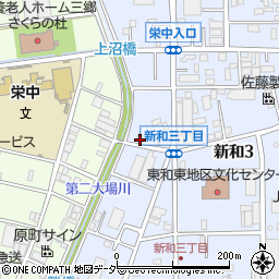 埼玉県三郷市新和3丁目296周辺の地図