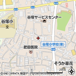 埼玉県草加市谷塚町1238-5周辺の地図