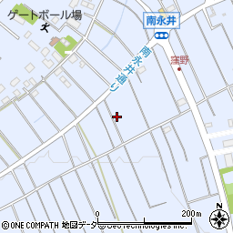埼玉県所沢市南永井周辺の地図