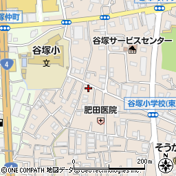 埼玉県草加市谷塚町1230-10周辺の地図