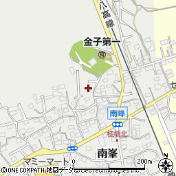 埼玉県入間市南峯60周辺の地図