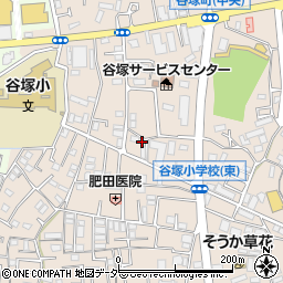 埼玉県草加市谷塚町1238周辺の地図