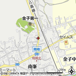 埼玉県入間市南峯68周辺の地図