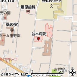 並木病院（医凰会）周辺の地図