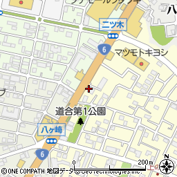 ＺＡＣＫ松戸周辺の地図