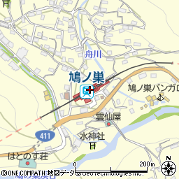 鳩ノ巣駅周辺の地図