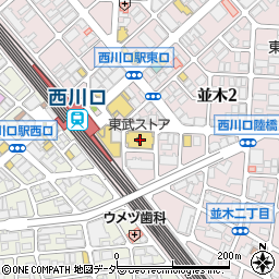 東武ストア西川口店周辺の地図