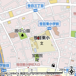 戸田市立笹目東小学校周辺の地図