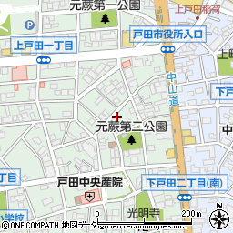 埼玉県戸田市上戸田2丁目12-10周辺の地図