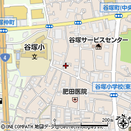 埼玉県草加市谷塚町1243-5周辺の地図