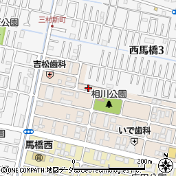 千葉県松戸市西馬橋相川町186周辺の地図