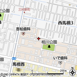 千葉県松戸市西馬橋相川町187周辺の地図