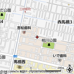 千葉県松戸市西馬橋相川町188周辺の地図