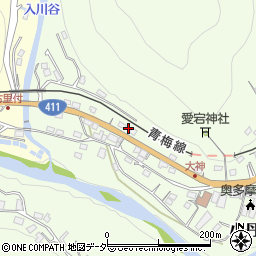 東京都西多摩郡奥多摩町小丹波257周辺の地図