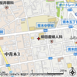 埼玉県川口市青木4丁目4周辺の地図