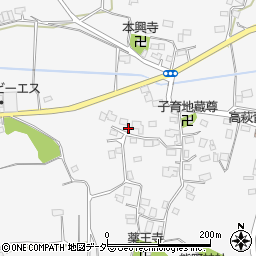 千葉県香取市高萩586周辺の地図