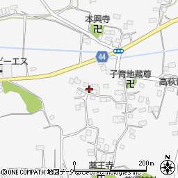 千葉県香取市高萩586周辺の地図