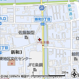 埼玉県三郷市新和3丁目173-1周辺の地図