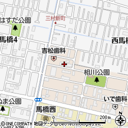 千葉県松戸市西馬橋相川町196周辺の地図