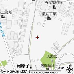 千葉県白井市河原子周辺の地図