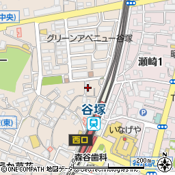 埼玉県草加市谷塚町714周辺の地図