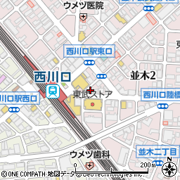 呑み屋さん みのる 西川口店周辺の地図