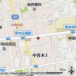 ミスタータイヤマン摩庭川口中青木店周辺の地図