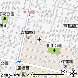 千葉県松戸市西馬橋相川町202周辺の地図