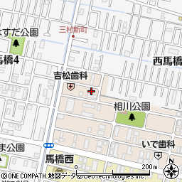 千葉県松戸市西馬橋相川町203周辺の地図