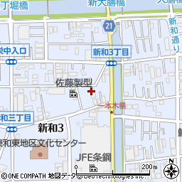 藤原工業株式会社周辺の地図