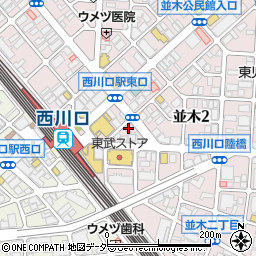 個室焼肉 牛ノ里 ぎゅうのさと 西川口店周辺の地図