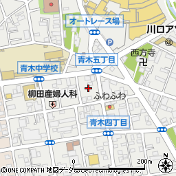 埼玉県川口市青木4丁目10周辺の地図
