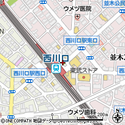 西川口駅東口周辺の地図