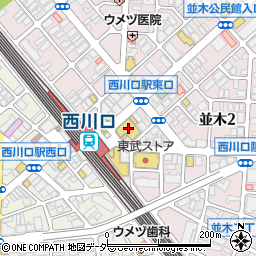 自遊空間 西川口駅前店周辺の地図