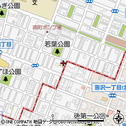 河鍋暁斎記念美術館周辺の地図